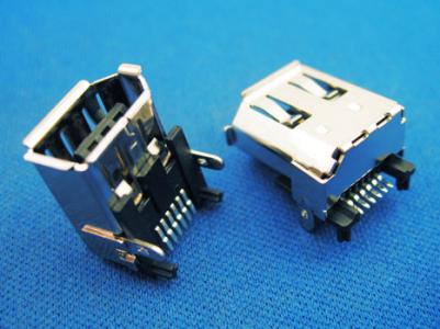 IEEE 1394 Connector 6P female SMD